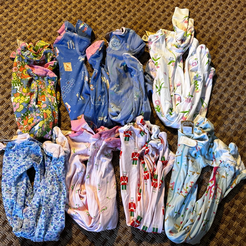 8 pairs of The Beaufort Bonnet Company pajamas girl